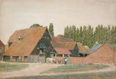 Farm Buildings, Dorchester, Oxfordshire by George Price Boyce